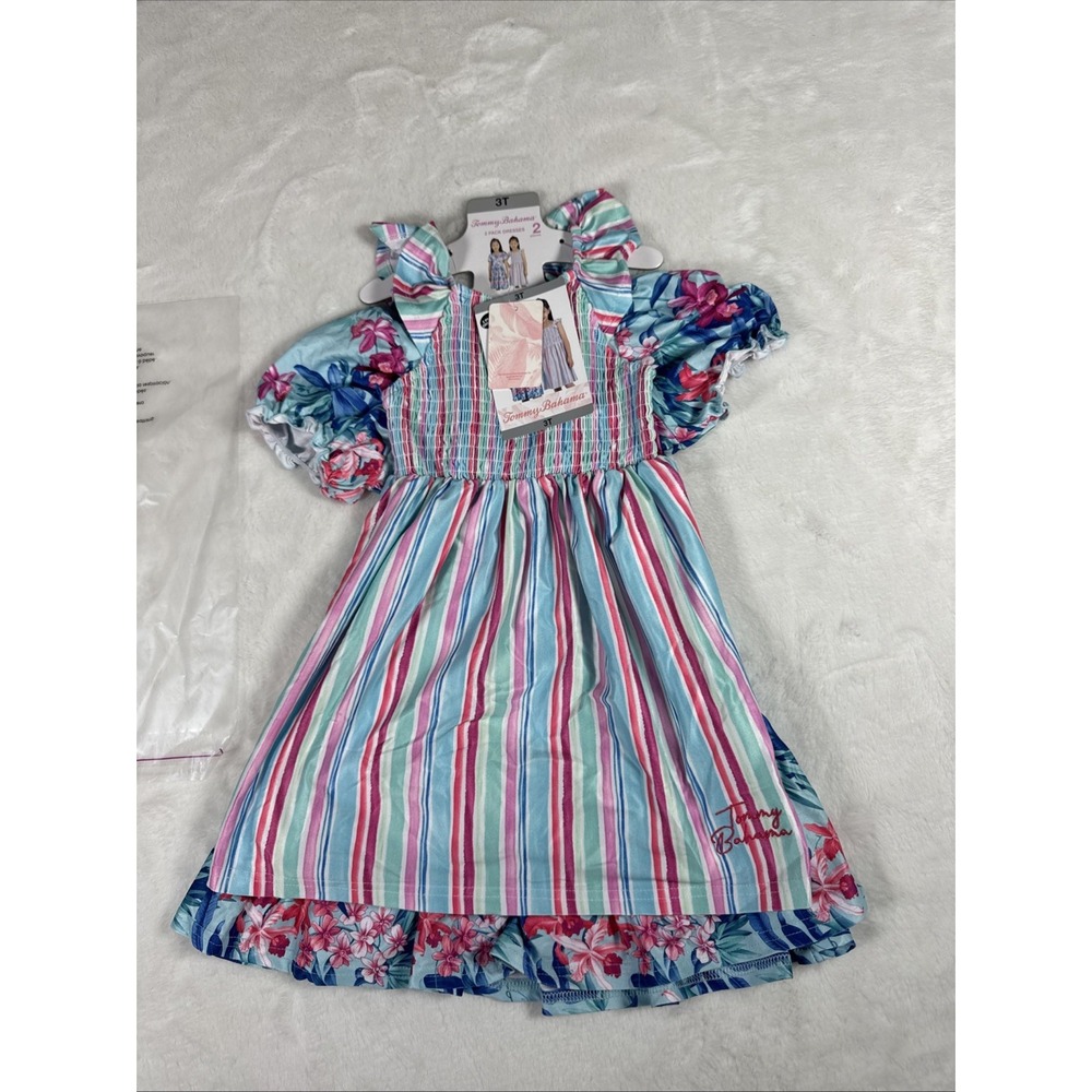 Tommy Bahama Kids' 2-pack Dress 3T Blue Girls‎